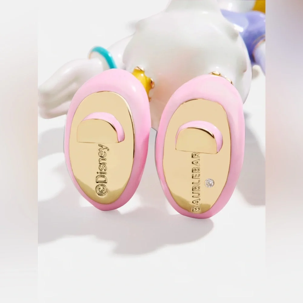Disney Daisy Duck Classic Enamel Bag Charm NEW